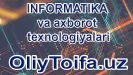 9 sinf informatika va axborot texnologiyalari. 9 sinf informatika va axborot texnologiyalari
